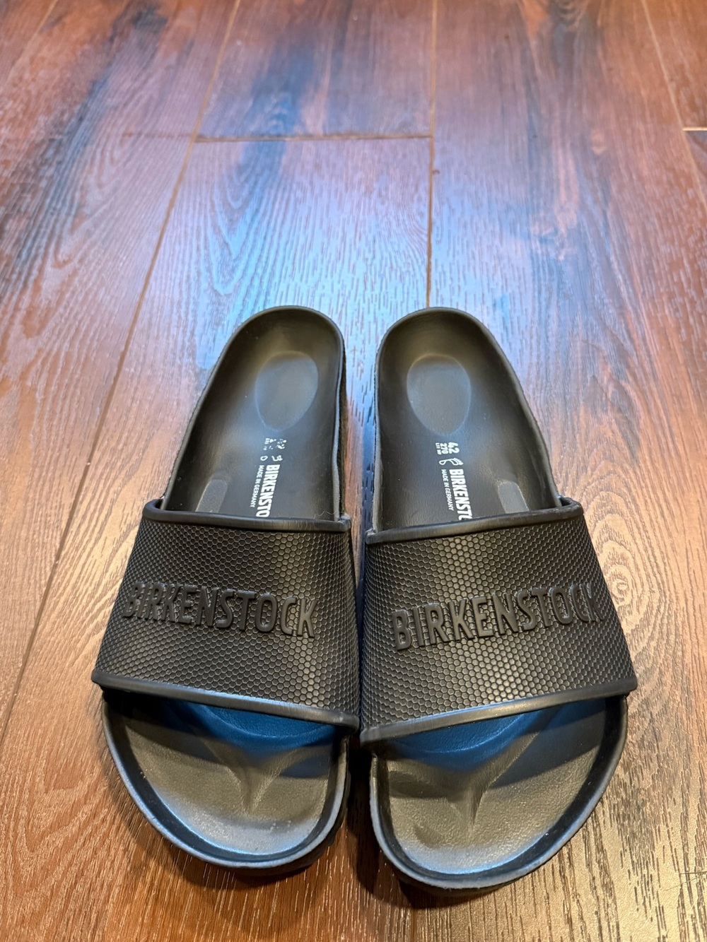 Birkenstock Men's Black Slide Sandals